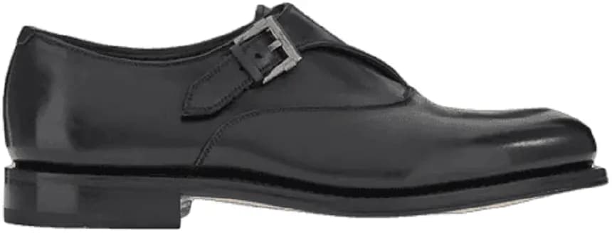 Giày Salvatore Ferragamo Single Monk Straps 'Black' Giày Salvatore Ferragamo Single Monk Straps 'Black'