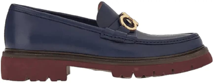 Giày Salvatore Ferragamo Gancini Loafer 'Marine Blue' Giày Salvatore Ferragamo Gancini Loafer 'Marine Blue'