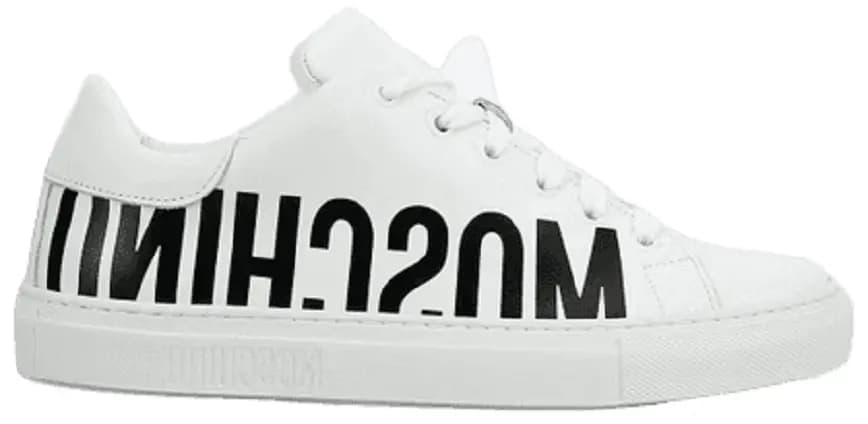 Giày Moschino Leather With Logo 'White' MA15022G18MF0100 Giày Moschino Leather With Logo 'White' MA15022G18MF0100