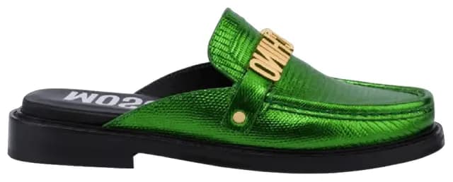 Giày Moschino Lizard Print Calfskin Open 'Green' MA10632C1EMH0850 Giày Moschino Lizard Print Calfskin Open 'Green' MA10632C1EMH0850