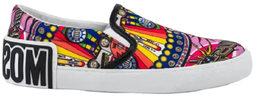 Giày Moschino Pinball Print Slip 'Multicolor' MA15432G1EMOY999 Giày Moschino Pinball Print Slip 'Multicolor' MA15432G1EMOY999