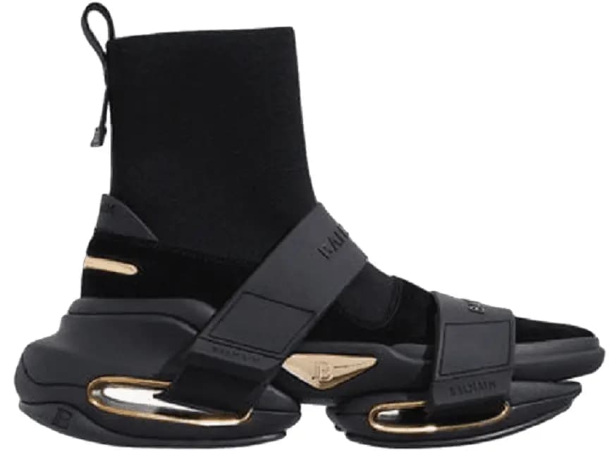 Giày Balmain B-bold With Straps 'Black' VN0VH540TKSU0PA Giày Balmain B-bold With Straps 'Black' VN0VH540TKSU0PA