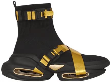 Giày Balmain B-bold Knit High-top 'Black' XM0VH284TLKHEAD Giày Balmain B-bold Knit High-top 'Black' XM0VH284TLKHEAD