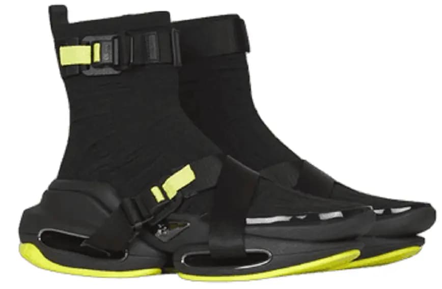 Giày Balmain B-bold High-top With Straps 'Black' XM1VH284TKAM0PA Giày Balmain B-bold High-top With Straps 'Black' XM1VH284TKAM0PA