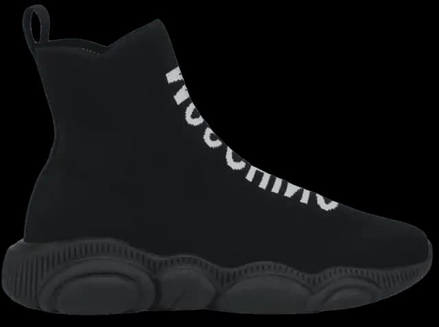 Giày Moschino Teddy High Sock 'Black' MA15093G1DMT000A Giày Moschino Teddy High Sock 'Black' MA15093G1DMT000A