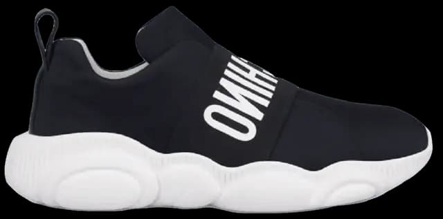 Giày Moschino Teddy Slip On With Logo 'Black' MA15073G0AMN0000 Giày Moschino Teddy Slip On With Logo 'Black' MA15073G0AMN0000