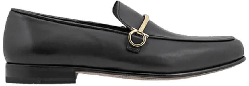 Giày Salvatore Ferragamo Moccasin Gancini 'Black' 020358-745804 Giày Salvatore Ferragamo Moccasin Gancini 'Black' 020358-745804