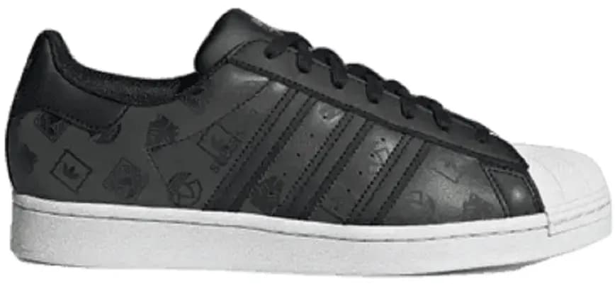 Giày Adidas Superstar 'Black Logo Print' GX8412 Giày Adidas Superstar 'Black Logo Print' GX8412