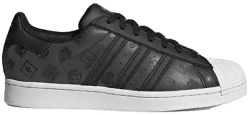 Giày Adidas Superstar 'Black Logo Print' GX8412 — kich-thuoc: 37 1/3 Giày Adidas Superstar 'Black Logo Print' GX8412 — kich-thuoc: 37 1/3