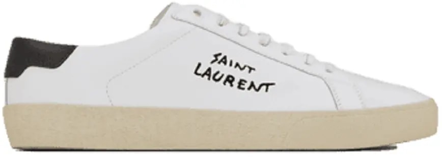 Giày Saint Laurent SL-06 Court Leather 'White Black' 610685-08G10-9061 — kich-thuoc: lien-he-order Giày Saint Laurent SL-06 Court Leather 'White Black' 610685-08G10-9061 — kich-thuoc: lien-he-order