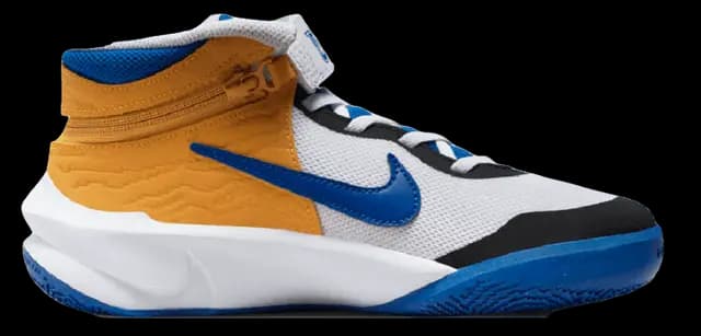 Giày Nike Team Hustle D 10 Flyease GS 'White Blue Yellow' DZ2760-141 Giày Nike Team Hustle D 10 Flyease GS 'White Blue Yellow' DZ2760-141