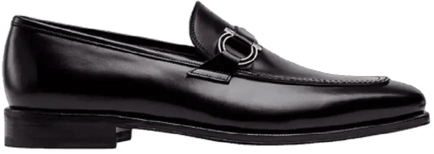 Giày Salvatore Ferragamo Moccasin Gancini 'Black' 02C493-732327 Giày Salvatore Ferragamo Moccasin Gancini 'Black' 02C493-732327