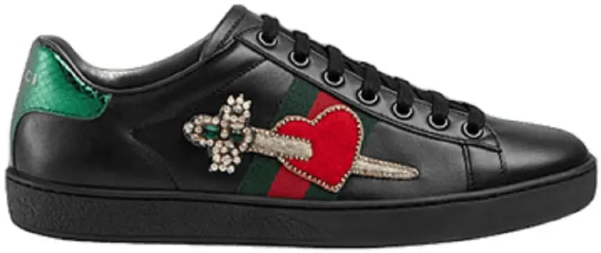 Giày Gucci Ace Leather Embroidered Sneaker 472990-A38G0-1283 Giày Gucci Ace Leather Embroidered Sneaker 472990-A38G0-1283