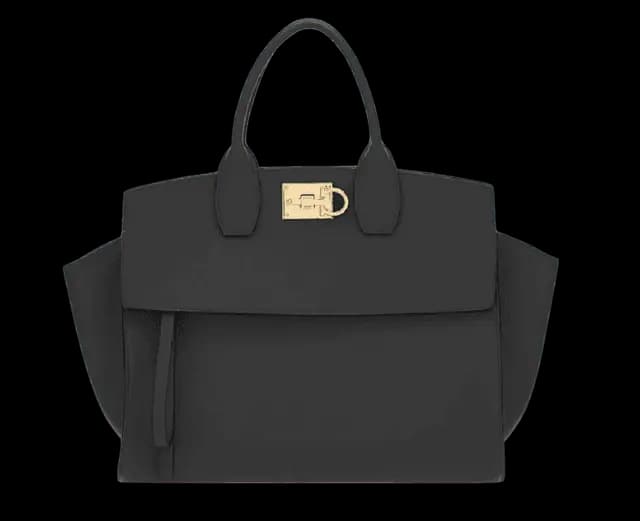 Túi Salvatore Ferragamo Ferragamo Studio Soft Bag 'Black' 211772-752737 Túi Salvatore Ferragamo Ferragamo Studio Soft Bag 'Black' 211772-752737