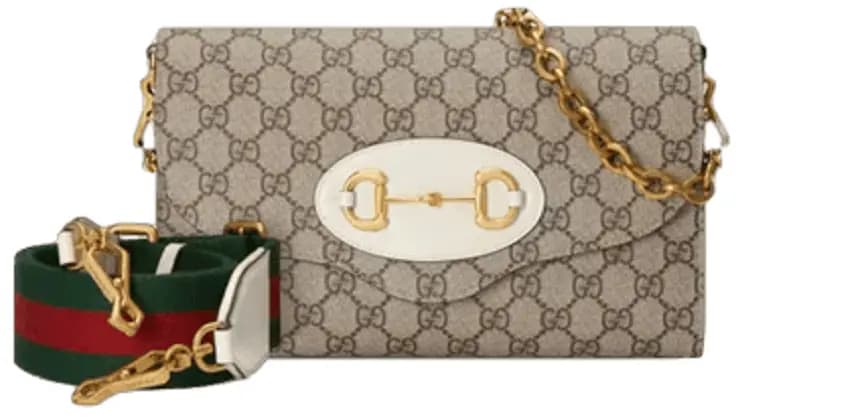 Túi Gucci Horsebit 1955 'White Leather Trim' 677286-HUHHX-9759 Túi Gucci Horsebit 1955 'White Leather Trim' 677286-HUHHX-9759