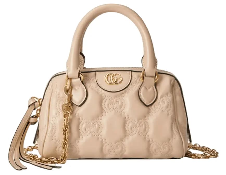 Túi Gucci GG Matelassé Leather Top Handle Bag 'Beige' 702251-UM8HG-9500 Túi Gucci GG Matelassé Leather Top Handle Bag 'Beige' 702251-UM8HG-9500