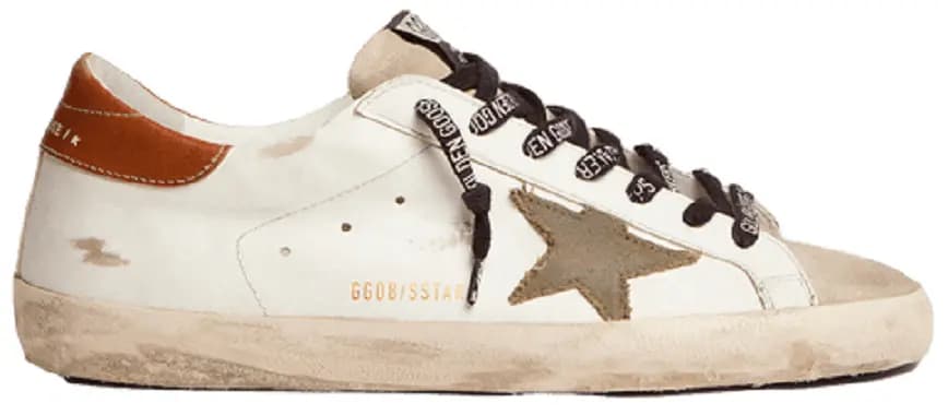 Giày Golden Goose Super-Star LTD 'White Olive' GMF00101-F002709-10947 Giày Golden Goose Super-Star LTD 'White Olive' GMF00101-F002709-10947