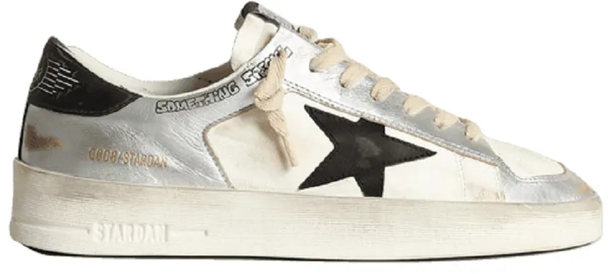 Giày Golden Goose Stardan 'Silver Black' GMF00128-F003447-10250 — kich-thuoc: lien-he-order Giày Golden Goose Stardan 'Silver Black' GMF00128-F003447-10250 — kich-thuoc: lien-he-order