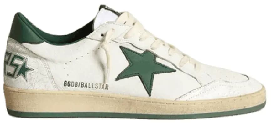 Giày Golden Goose Ball Star 'White Green' GMF00117-F000325-10502 Giày Golden Goose Ball Star 'White Green' GMF00117-F000325-10502