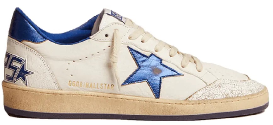 Giày Golden Goose Ball Star 'White Blue' GMF00117-F002198-10327 — kich-thuoc: 43 Giày Golden Goose Ball Star 'White Blue' GMF00117-F002198-10327 — kich-thuoc: 43