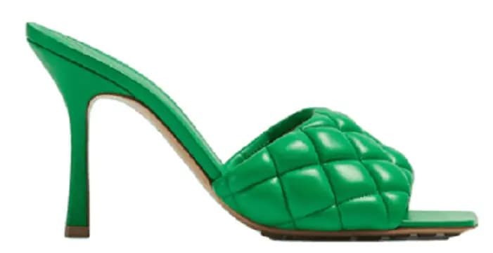 Giày Cao Gót Bottega Veneta Padded Mule 'Parakeet' 592015VBRR03708 Giày Cao Gót Bottega Veneta Padded Mule 'Parakeet' 592015VBRR03708