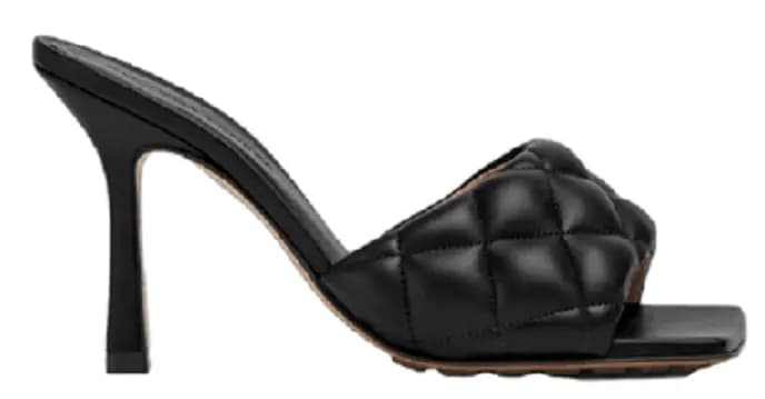 Giày Cao Gót Bottega Veneta Padded Mule 'Black' 592015VBRR01000 Giày Cao Gót Bottega Veneta Padded Mule 'Black' 592015VBRR01000