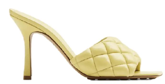 Giày Cao Gót Bottega Veneta Padded Mule 'Lemonade' 592015VBRR07411 Giày Cao Gót Bottega Veneta Padded Mule 'Lemonade' 592015VBRR07411