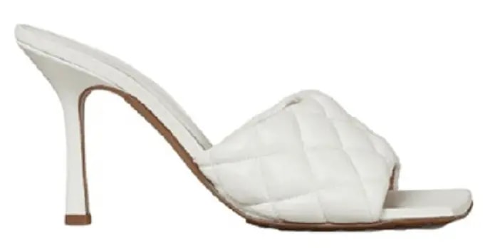 Giày Cao Gót Bottega Veneta Padded Mule 'Optic White' 592015VBRR09122 — kich-thuoc: lien-he-order Giày Cao Gót Bottega Veneta Padded Mule 'Optic White' 592015VBRR09122 — kich-thuoc: lien-he-order