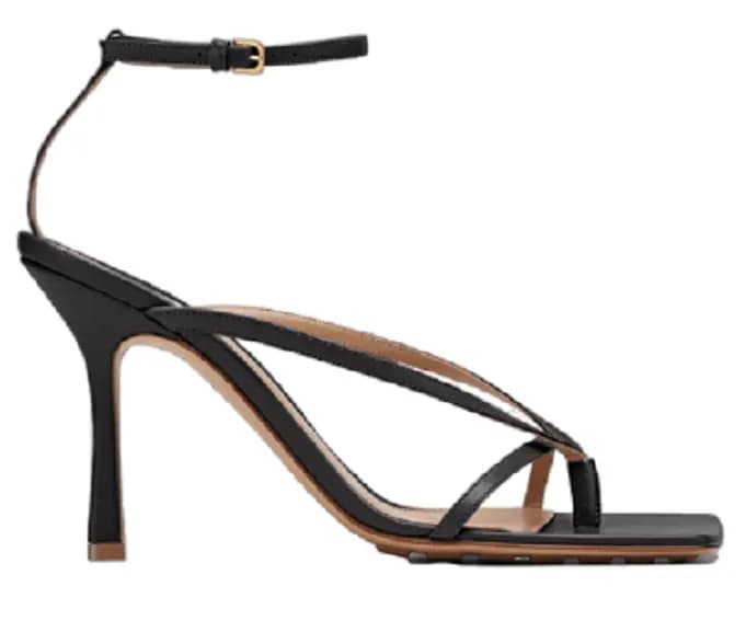 GIày Cao Gót Bottega Veneta Stretch Strap Sandal 'Nero' 608835VBSF01000 GIày Cao Gót Bottega Veneta Stretch Strap Sandal 'Nero' 608835VBSF01000