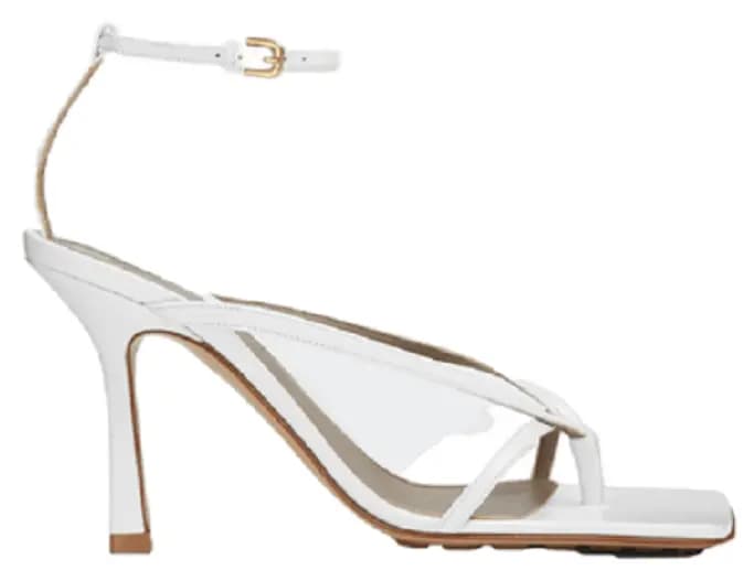 Giày Cao Gót Bottega Veneta Stretch Strap Sandal 'Optic White' 608835VBSF09122 Giày Cao Gót Bottega Veneta Stretch Strap Sandal 'Optic White' 608835VBSF09122