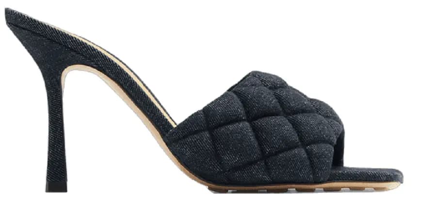 Giày Cao Gót Bottega Veneta Padded Mule 'Indigo' 708907V26M04245 Giày Cao Gót Bottega Veneta Padded Mule 'Indigo' 708907V26M04245