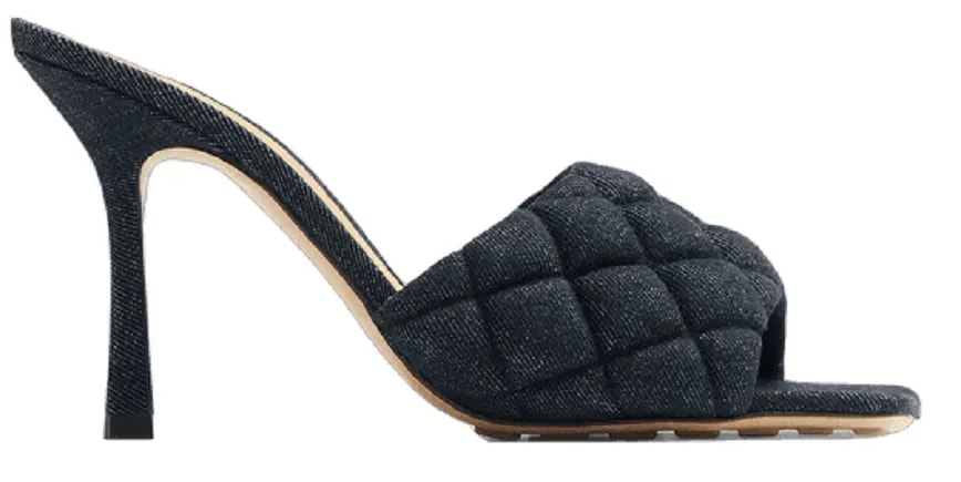 Giày Cao Gót Bottega Veneta Padded Mule 'Indigo' 708907V26M04245 — kich-thuoc: lien-he-order Giày Cao Gót Bottega Veneta Padded Mule 'Indigo' 708907V26M04245 — kich-thuoc: lien-he-order