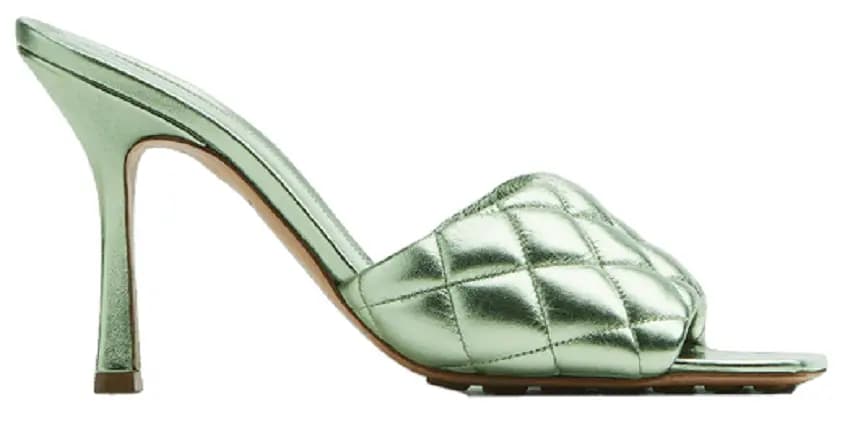 Giày Cao Gót Bottega Veneta Padded Mule 'Pistachio' 592015V27M03505 Giày Cao Gót Bottega Veneta Padded Mule 'Pistachio' 592015V27M03505