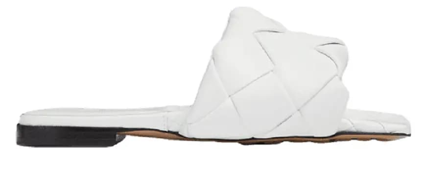 Dép Bottega Veneta Lido Flat Sandal 'Optic White' 608853VBSS09122 Dép Bottega Veneta Lido Flat Sandal 'Optic White' 608853VBSS09122