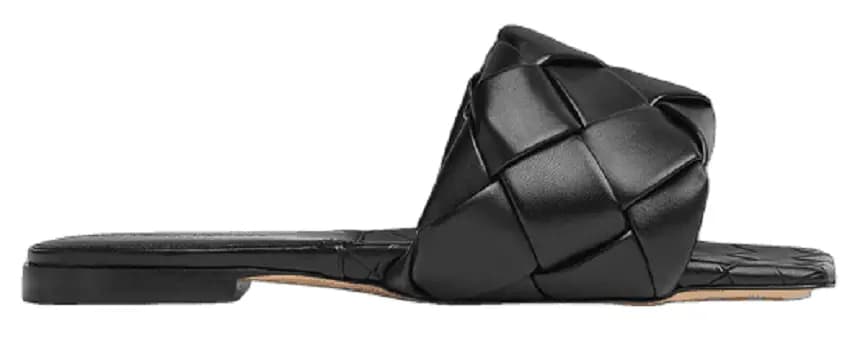 Dép Bottega Veneta Lido Flat Sandal 'Black' 608853VBSS01000 Dép Bottega Veneta Lido Flat Sandal 'Black' 608853VBSS01000