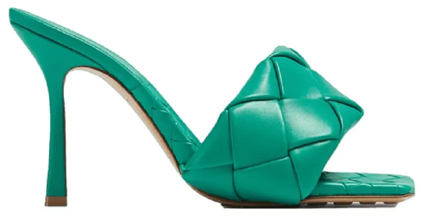Giày Cao Gót Bottega Veneta Lido Mule 'Acid Turquoise' 608854VBSS03227 Giày Cao Gót Bottega Veneta Lido Mule 'Acid Turquoise' 608854VBSS03227