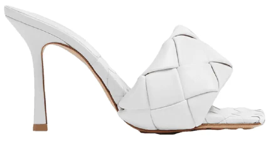 Giày Cao Gót Bottega Veneta Lido Mule 'Optic White' 608854VBSS09122 Giày Cao Gót Bottega Veneta Lido Mule 'Optic White' 608854VBSS09122