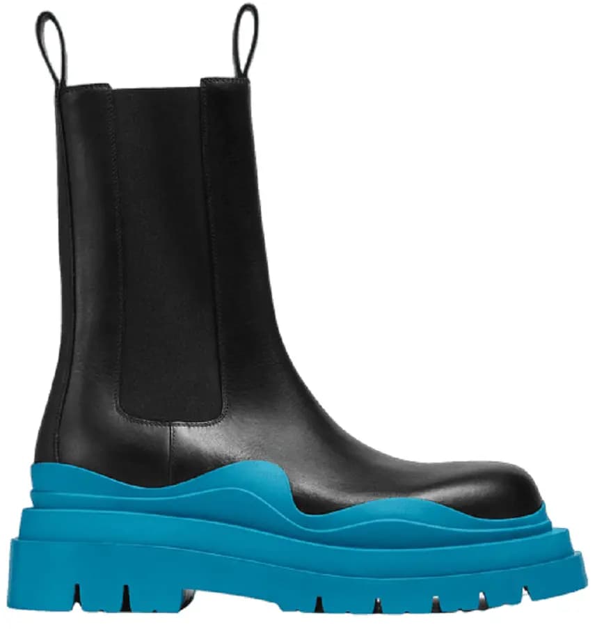 Giày Bottega Veneta Tire Chelsea Boot 'Black Blue' 630284VBS501438 Giày Bottega Veneta Tire Chelsea Boot 'Black Blue' 630284VBS501438
