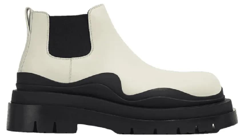 Giày Bottega Veneta Tire Ankle Chelsea Boot 'Sea Salt' 630281VBS509049 Giày Bottega Veneta Tire Ankle Chelsea Boot 'Sea Salt' 630281VBS509049