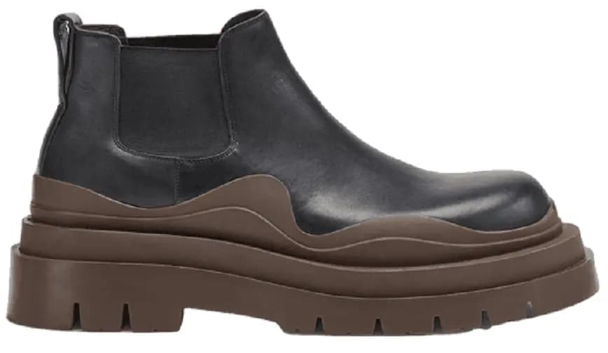 Giày Bottega Veneta Tire Ankle Chelsea Boot 'Black' 630281VBS501024 Giày Bottega Veneta Tire Ankle Chelsea Boot 'Black' 630281VBS501024