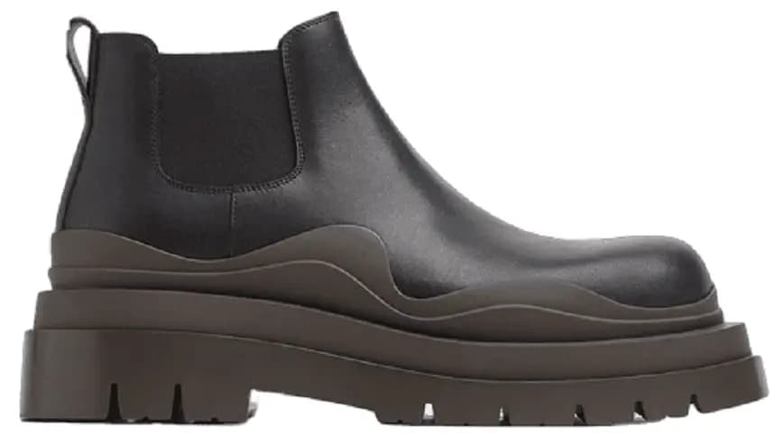 Giày Bottega Veneta Tire Ankle Chelsea Boot 'Black Camping' 630281VBS501291 Giày Bottega Veneta Tire Ankle Chelsea Boot 'Black Camping' 630281VBS501291