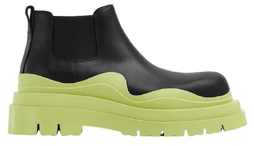 Giày Bottega Veneta Tire Ankle Chelsea Boot 'Black Seagrass' 630281VBS501273 Giày Bottega Veneta Tire Ankle Chelsea Boot 'Black Seagrass' 630281VBS501273