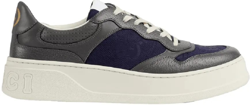 Giày Gucci Men's Lace-Up Sneaker 'Grey Leather' 726543-AABNK-1152 — kich-thuoc: 39 Giày Gucci Men's Lace-Up Sneaker 'Grey Leather' 726543-AABNK-1152 — kich-thuoc: 39
