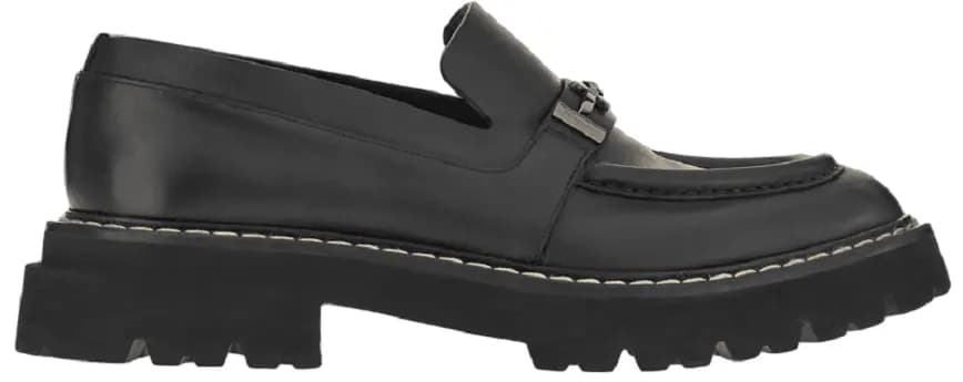 Giày Salvatore Ferragamo Moccasin Gancini 'Black' 020956-756609 Giày Salvatore Ferragamo Moccasin Gancini 'Black' 020956-756609