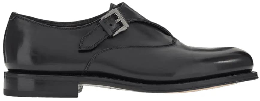 Giày Salvatore Ferragamo Single Monkstrap 'Black' 020834-753938 Giày Salvatore Ferragamo Single Monkstrap 'Black' 020834-753938