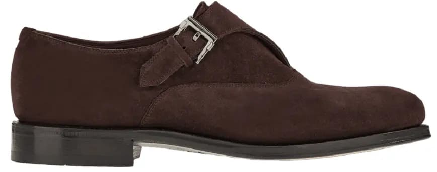 Giày Salvatore Ferragamo Single Monkstrap 'Brown' 020834-753877 Giày Salvatore Ferragamo Single Monkstrap 'Brown' 020834-753877
