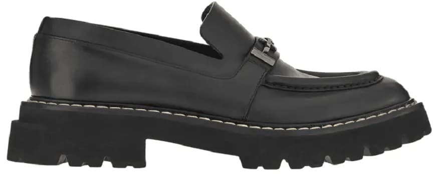 Giày Salvatore Ferragamo Moccasin Gancini 'Black' 020956-756609 Giày Salvatore Ferragamo Moccasin Gancini 'Black' 020956-756609