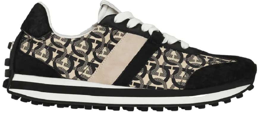 Giày Salvatore Ferragamo Sneakers 'Black Beige' 020912-756556 Giày Salvatore Ferragamo Sneakers 'Black Beige' 020912-756556