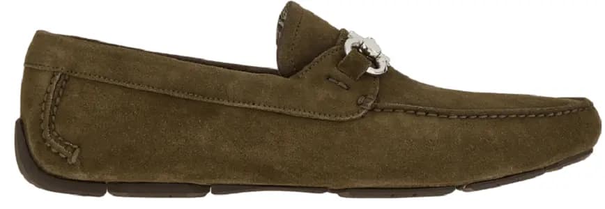 Giày Salvatore Ferragamo Driver Gancini 'Moss' 020350-753169 Giày Salvatore Ferragamo Driver Gancini 'Moss' 020350-753169