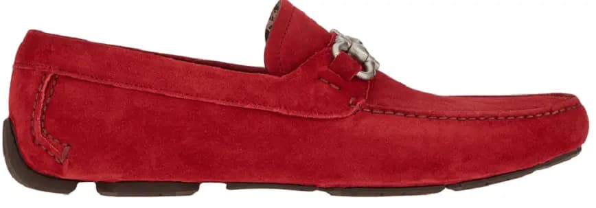 Giày Salvatore Ferragamo Driver Gancini 'Pomegranate' 020350-753171 Giày Salvatore Ferragamo Driver Gancini 'Pomegranate' 020350-753171